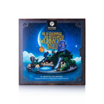 Adventskalender Weihnachtsinsel, mit Precaree, mit Alkohol, Peters, 255 g