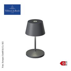 Tischleuchte SEOUL 2.0, mit Akku, 20x11cm, Alu, anthrazit (96871), 1 St