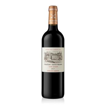 Chateau Saint Pierre 2017 4.Cru Classé St. Julien Bordeaux Rotwein 0,75l  95 PP, 7,5 l