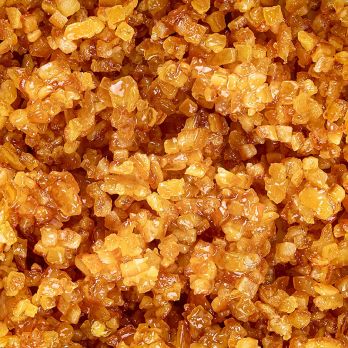 Orangeat, kandierte Orange Würfel, fein gehackt, 3 x 3mm, 1 kg