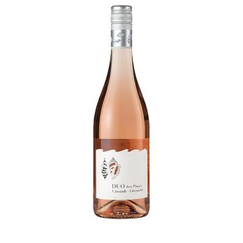 2024er Duo des Plages Cinsault Grenache Roséwein, trocken, 12 % vol., Réunis Céba, 750 ml