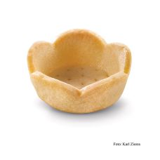 Dessert-Tartelettes Classic, rund Flower, vegan, HUG, 1,784 kg, 184 St