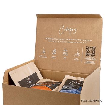 Valrhona Compoz Kit, Set für Schokoladenkreationen,  9-tlg (45348), 2,516 kg, 9 tlg.