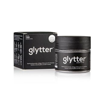 glytter Sassy Silver, Lebensmittelglitzerpuder, (Silber), 10 g