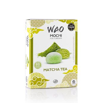 WAO Matcha Tea Mochi - Mochi mit grünem Teeeis, TK, 210 g, 6 x 35g