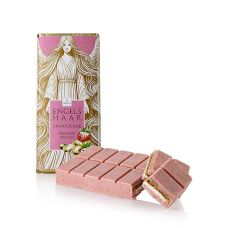 Coppeneur Engelshaar,Schokoladentafel mit Erdbeere, Pistazie und Zuckerwatte, 85 g