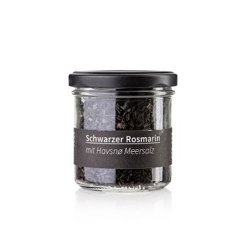 Fermentierter schwarzer Rosmarin mit Havsnø Meersalz, Krautpunk, 60 g