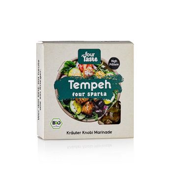 Tempeh fourSparta - Kräuter/Knoblauch, aus Süßlupinen & gelben Erbsen, BIO, 200 g