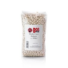 Bohnen, Cocobeans, weiß und sehr klein, getrocknet, 1 kg
