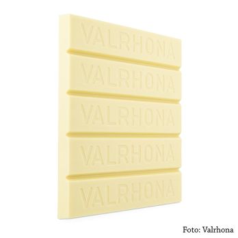 Valrhona Ivoire, weiße Couverture, Block, 35% Kakaobutter, 3 kg
