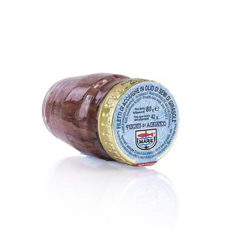 Sardellenfilets, rot, in Sonnenblumenöl, 80 g