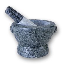 Steinmörser, ø 19,5cm außen, ø 14cm innen, 13,5cm hoch, ca. 7 kg, 1 St