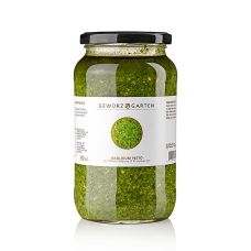 Gewürzgarten Basilikum Pesto, mit Basilikum, Pinienkernen, Grana Padano, 900 ml