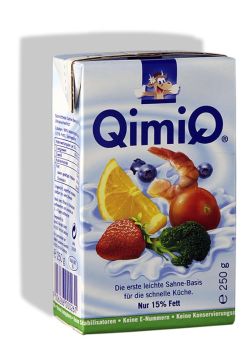 QimiQ Classic Natur, zum Kochen, Backen, Verfeinern, 15% Fett, 250 g