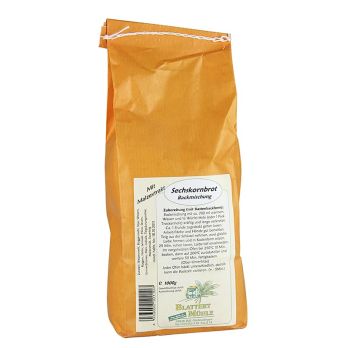 Brot Backmischung Sechskornbrot, Blattert Mühle, 1 kg