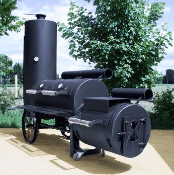 BOS FOOD Barbecue (BBQ) Grill (Smoker) 24 Chuckwagon, 1 St