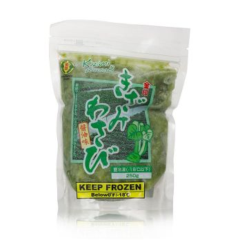 Kizami Wasabi - Wasabizubereitung, geschnitten, mit echtem Wasabi, TK, 250 g