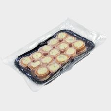 Räucherlachsroulade, Mediterran, mit Oliven und Frischkäse, TK, 300 g, 30 x 10g