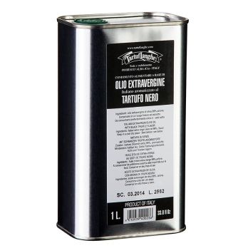 Natives Olivenöl Extra mit schwarzem Trüffel-Aroma (Trüffelöl), Tartuflanghe, 1 l