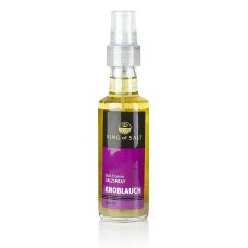 King of Salt - Bad Essener Flüssigsalz aus dem Urmeer m. Knoblauch, Sprühflasche, 100 ml