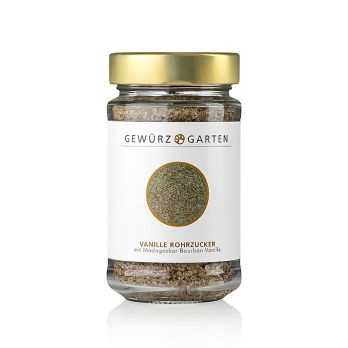 Gewürzgarten Vanille Rohrzucker, mit Madagaskar-Vanille, 200 g