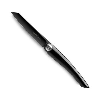 Nesmuk Janus Klappmesser (Folder), 202mm (115mm geschl.), schwarzer Klavierlack, 1 St