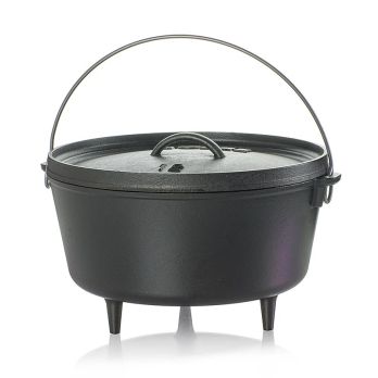 Zubehör - Kochtopf Lodge Camp Dutch Oven, 3 Füße, Ø 30,5cm,inkl. Deckel,7,6  L, 1 St
