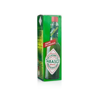 Tabasco, grün, mild, Jalapeno, McIlhenny, 60 ml