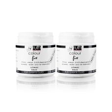 Lebensmittelfarbe schwarz - Carbo Medicinalis (Pflanzenkohlenpulver), wasser und fettlöslich, Ruth, 50 g, 2 x 25g