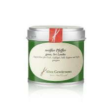 Weißer Pfeffer ganz, Sri Lanka, Altes Gewürzamt, 90 g