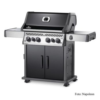 Napoleon Gasgrill Rogue SE 525 2021, schwarz, Gussrost, 5 Brenner + SIZZLEZONE, 1 St