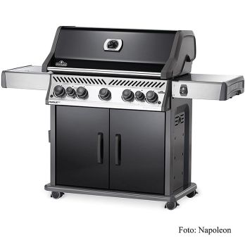 Napoleon Gasgrill Rogue SE 625 2020, schwarz Gussrost, 6 Brenner + SIZZLEZONE, 1 St