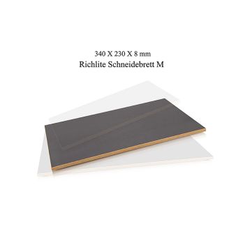 Richlite Schneidebrett M, 340x230x8mm, Mario Kotaska, 1 St