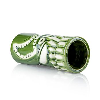 Tiki Becher Kuna Loa, grün, 330ml, Libbey Glass (00864), 1 St