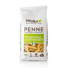Ppura Penne Nudeln aus italienischem Hartweizen, BIO, 500 g