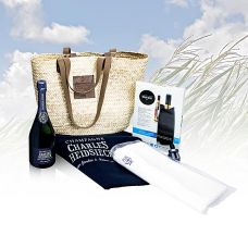 Champagner Charles Heidsieck Picknick Set, 1 Flasche + Korb & Zubehör, 750 ml