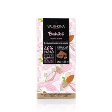 Valrhona Bahibe - Vollmilchschokolade, mit Mandeln, 46% Kakao, 120 g