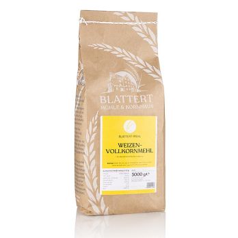 Blattert Mühle Weizen Vollkonmehl, 5 kg