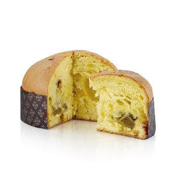 Weihnachtskuchen Panettone - Pistazie, Metalldose Schwarz, Lazzaroni, 750 g