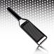 Reibe Microplane Black Sheep, Fine Grater, schwarzer Edelstahl (43004), 1 St