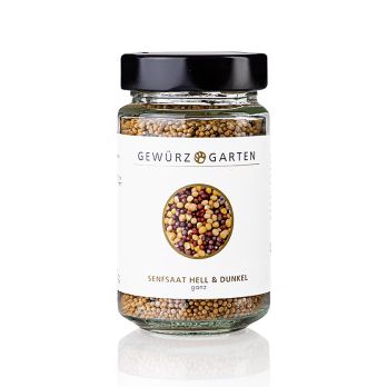 Gewürzgarten Senfsaat, hell & dunkel, 160 g