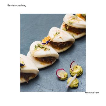 Mini Bao Bun mit Ente & Sweet Chili, Luxury Tapas, TK, 672 g, 24 St