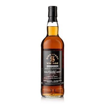 Single Malt Whisky Aultmore 17 J./ 2007, Sherry Butt, 57,1% vol., Signatory, 700 ml