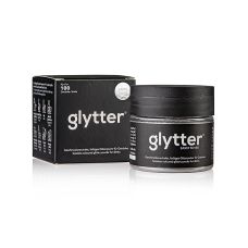 glytter Sassy Silver, Lebensmittelglitzerpuder, (Silber), 10 g