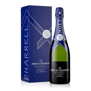 Champagner Moet & Chandon Brut Impérial, Pharrell Williams BLAU, 12,5 % vol., 750 ml