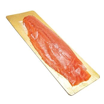 Schottischer Räucherlachs, ganze Seite, geschnitten, ca.1.000 g