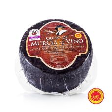 Murcia al Vino Queso DOP/g.U., Ziegenkäse in Rotwein-Rinde, Spanien, ca.2,5 kg