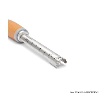 deBUYER Entkerner Universal, ø 13mm, 9cm lang,Edelstahl/Kunststoff orange, 1 St
