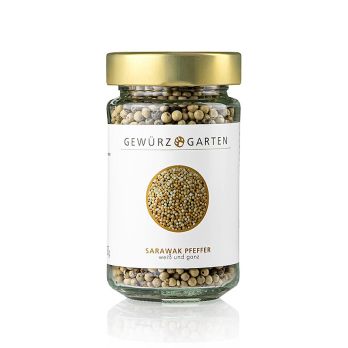 Gewürzgarten Sarawak Pfeffer, weiß, ganz, 150 g