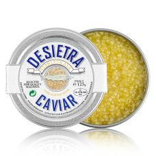 Desietra weißer Kaviar vom Albino-Stör (Sterlet), Aquakultur Deutschland, 125 g